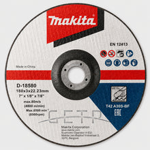 MAKITA D-18580 Cut-Off Wheel 180x3x22.23 (7")