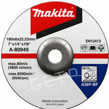 MAKITA A-80949 Grinding Wheel 180x6x22mm A36P
