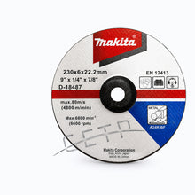 MAKITA D-18487 Grinding Wheel 230x6x22.23mm A24R (for Steel)