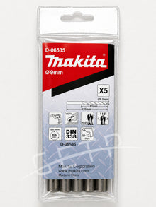 MAKITA D-06535 Metal Drill Bits HSS 9x125 (5s)