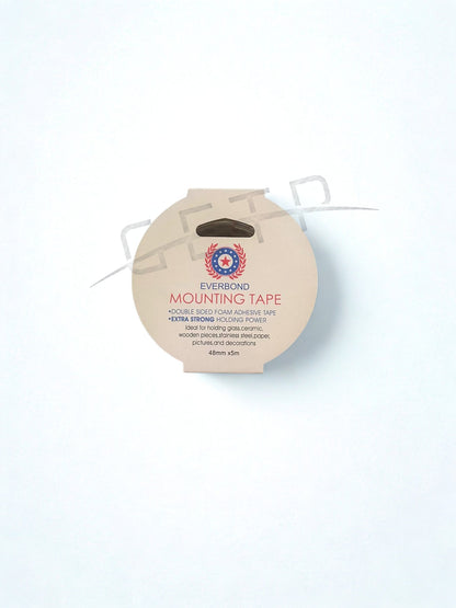 EVERBOND Double Sided PE Foam Tape 48mm x 5m Black Color