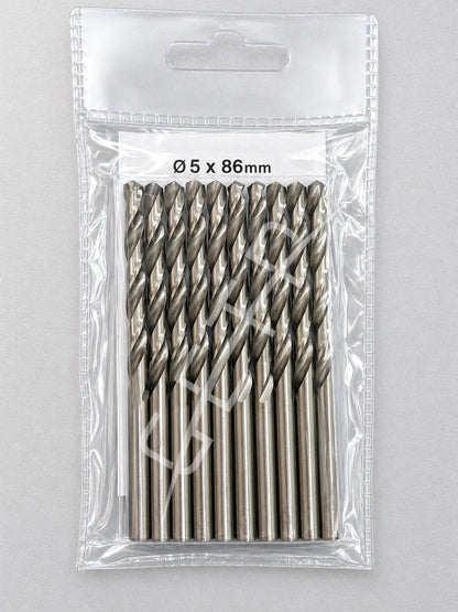MAKITA D-06373 Metal Drill Bits HSS 5x86 (10s)