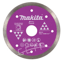 MAKITA D-65109 DIAMOND WHEEL 115MM DRY