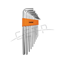 ALLEN KEY SET 1.5MM - 12MM CLARKE (10pcs)