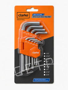 ALLEN KEY  1/16"-3/8" CLARKE
