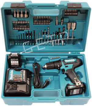 MAKITA HP333DWAX1 Cordless Hammer Drill Accessories Set Li-Ion Cxt10m