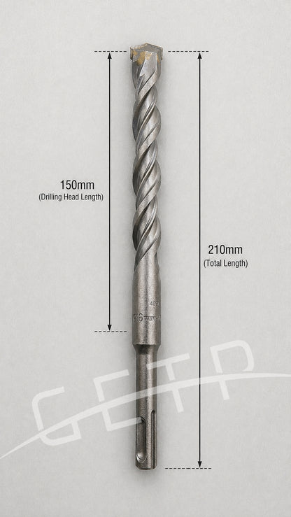 MAKITA D-79354 SDS-Plus Hammer Bit 4 Flute 16X210mm