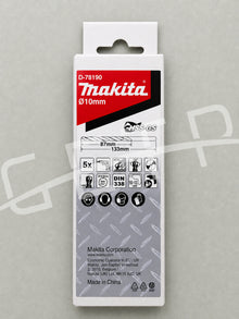 MAKITA D-78190 Drill Bit HSS-GS 10X133 For Metal (5pcs/Set)
